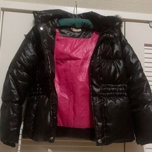 Levi's Kids PufferReal fur on hooded jacket.